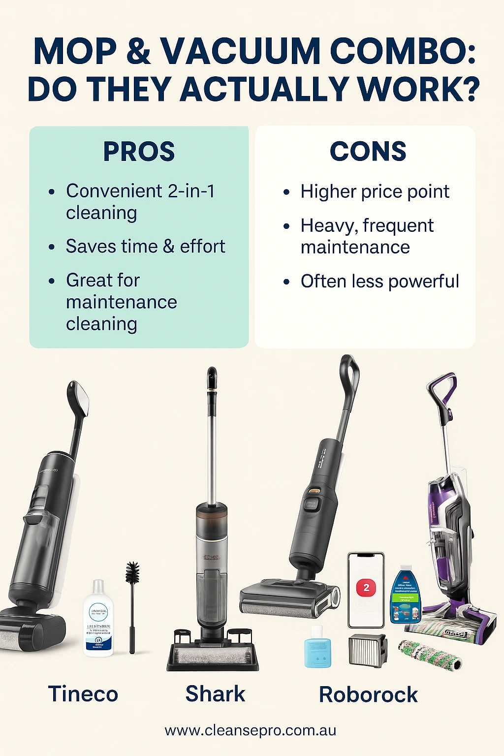 Mop & Vacuum Combo: Do They Actually Work? (Pros, Cons & Picks)